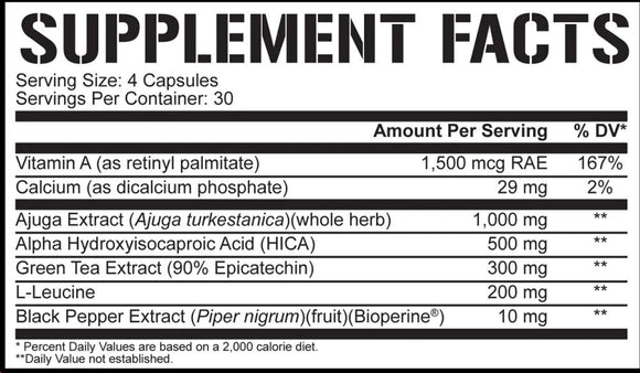 5% Nutrition Bigger By The Day 120 Capsules