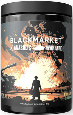Black Market X Anabolic Warfare Pre Workout|Pre Workout|Mass For Life|