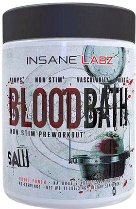 Insane Labz Bloodbath SAW Series Non Stim|Pre-Workout|Mass For Life|