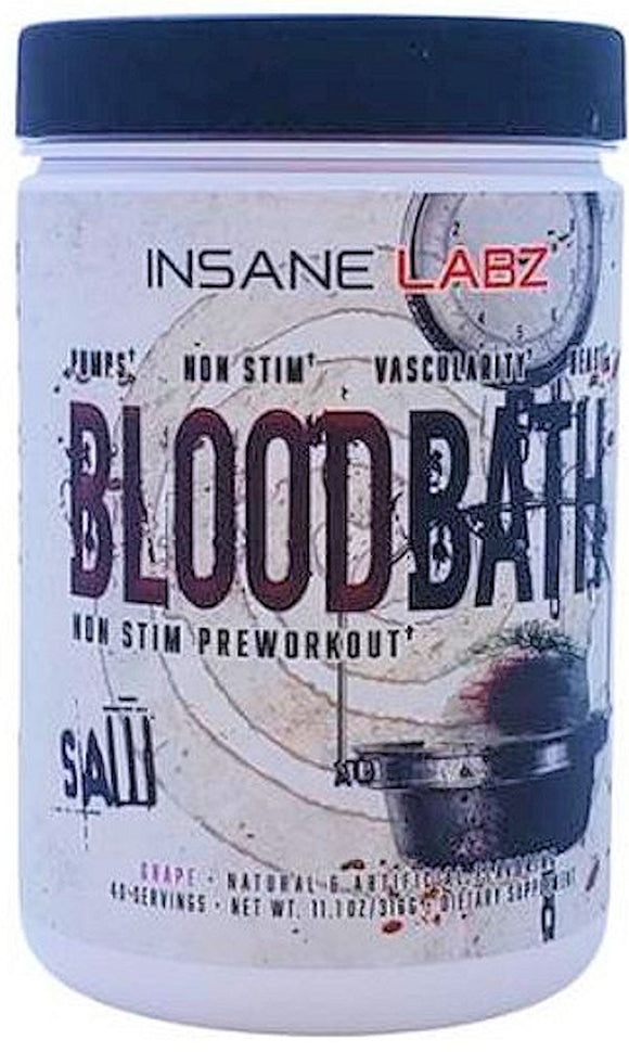 Insane Labz Bloodbath SAW Series Non Stim|Pre-Workout|Mass For Life|