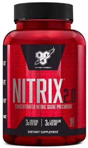 BSN Nitrix 2.0 90 Tabs|Pre-Workout|Mass For Life|