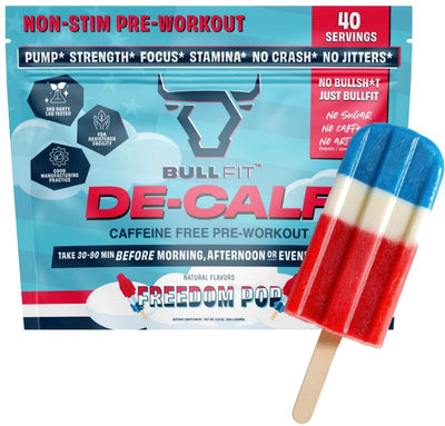 BullFit DE-CALF Caffeine FREE Pre-Workout|Pre-Workout|Mass For Life|