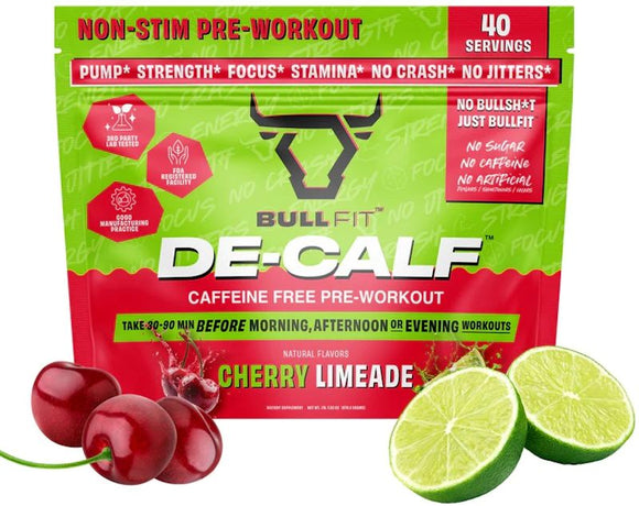 BullFit DE-CALF Caffeine FREE Pre-Workout|Pre-Workout|Mass For Life|
