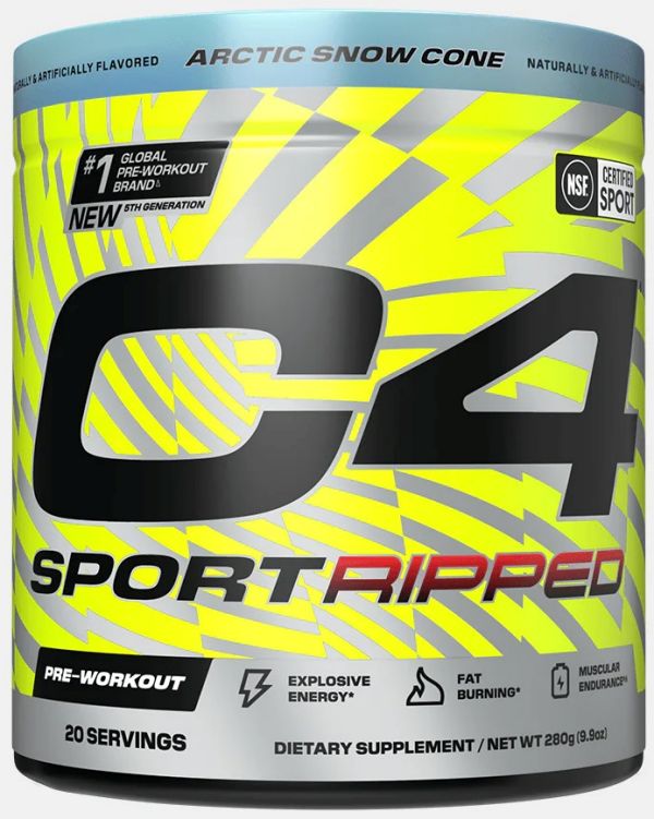 Cellucor C4 Sport Ripped Pre-Workout snow