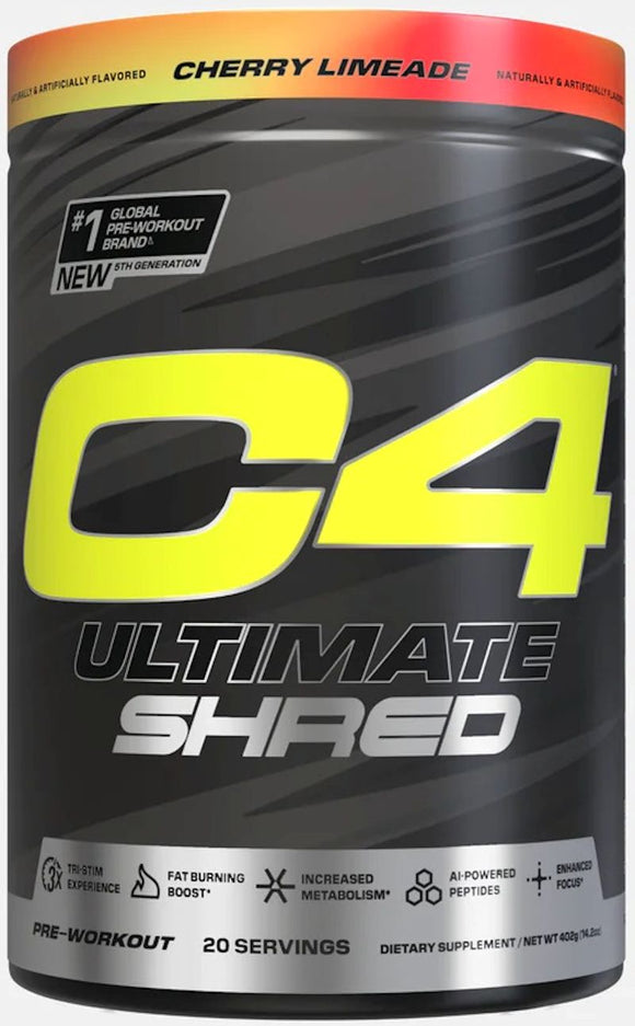 Cellucor C4 Ultimate Shred Pre-Workout|Pre-Workout|Mass For Life|