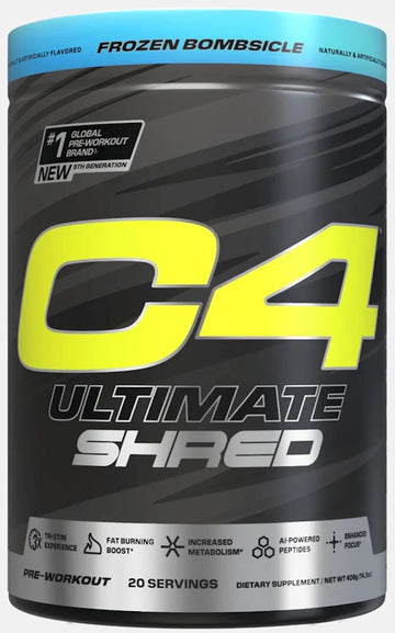 Cellucor C4 Ultimate Shred Pre-Workout|Pre-Workout|Mass For Life|