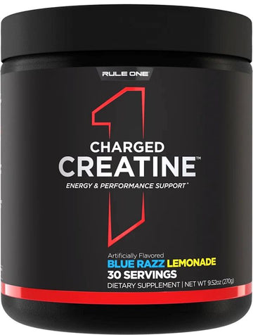 Rule One Charged Creatine Multi-Source Energy, & Hydration|Creatine|Mass For Life|