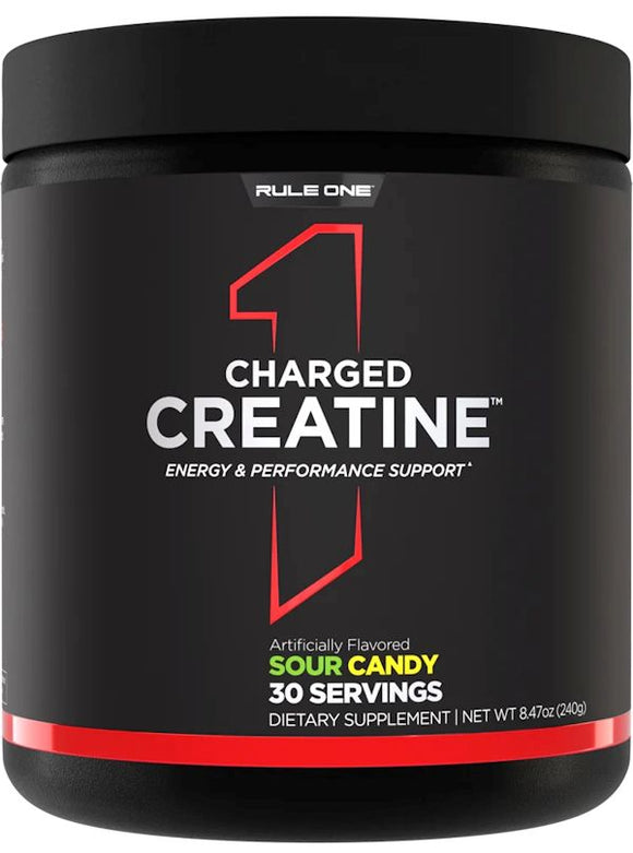 Rule One Charged Creatine Multi-Source Energy, & Hydration|Creatine|Mass For Life|