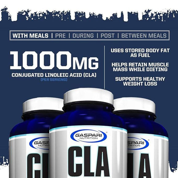 Gaspari Nutrition CLA 90 Softgels|Fat Burner|Mass For Life|