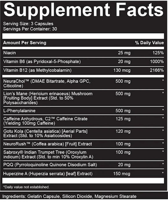 NutriFitt Codex|Memory|Mass For Life|