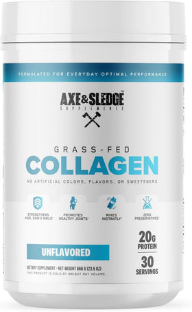 Axe and Sledge Collagen Hydrolyzed Bovine Collagen|Collagen|Mass For Life|