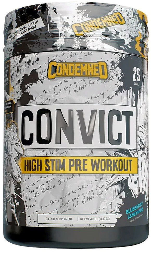 Condemned Labz Convict Pre-Workout|Pre Workout|Mass For Life|