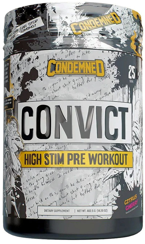 Condemned Labz Convict Pre-Workout|Pre Workout|Mass For Life|