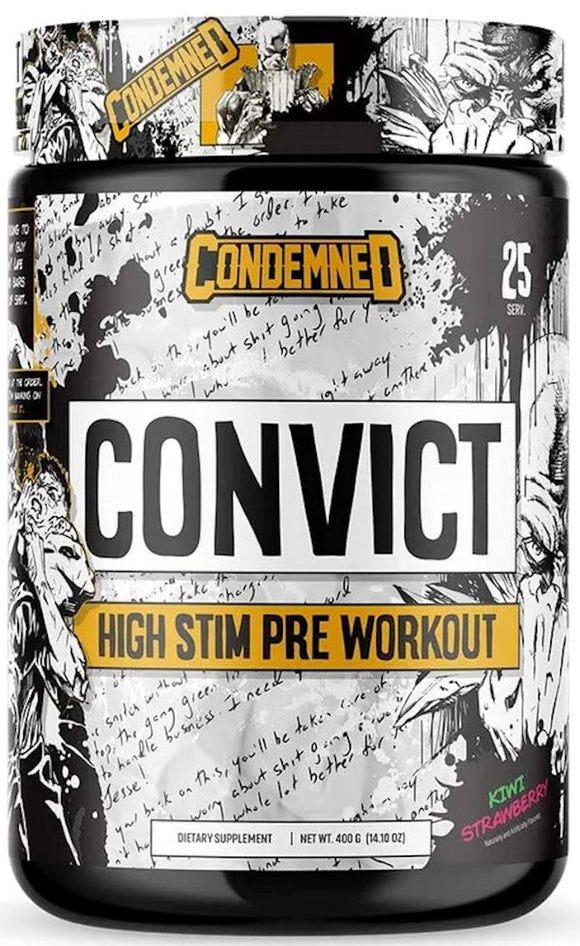 Condemned Labz Convict Pre-Workout|Pre Workout|Mass For Life|
