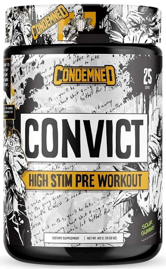 Condemned Labz Convict Pre-Workout|Pre Workout|Mass For Life|