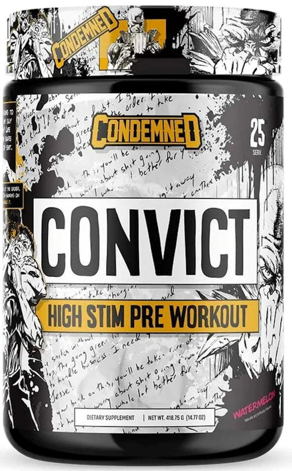 Condemned Labz Convict Pre-Workout|Pre Workout|Mass For Life|