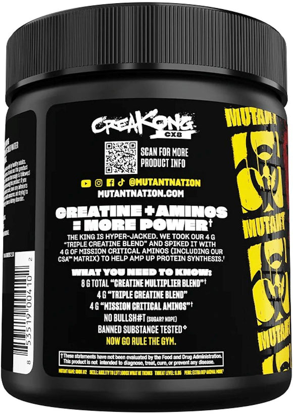 Mutant Creakong CX8 Pre Workout|Creatine|Mass For Life|