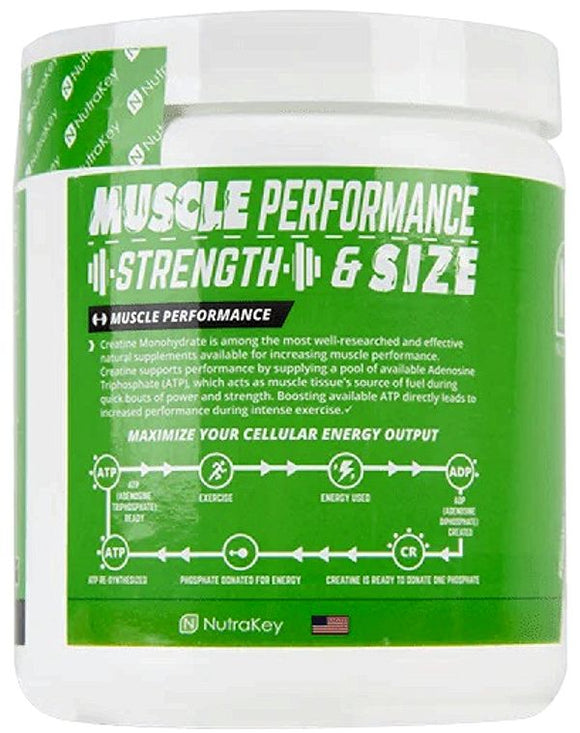 NutraKey Creatine Monohydrate 300 gms|Creatine|Mass For Life|