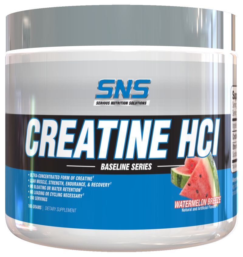 SNS Serious Nutrition Solutions Creatine HCI|Mass For Life|Creatine