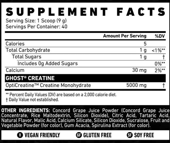 GHOST Creatine|Creatine|Mass For Life|