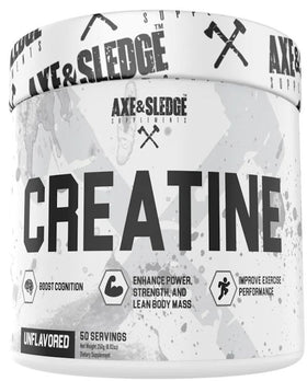 Axe & Sledge Creatine 50 Servings|Creatine|Mass For Life|