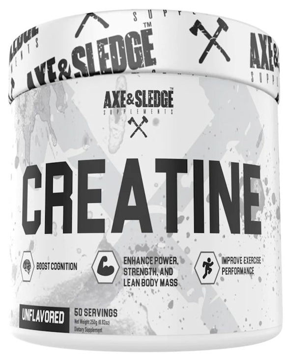 Axe & Sledge Creatine 50 Servings|Creatine|Mass For Life|