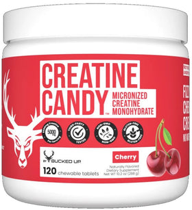 Bucked Up Creatine Candy Blue Raz Chewables 120 Count (Copy)|Creatine|Mass For Life|