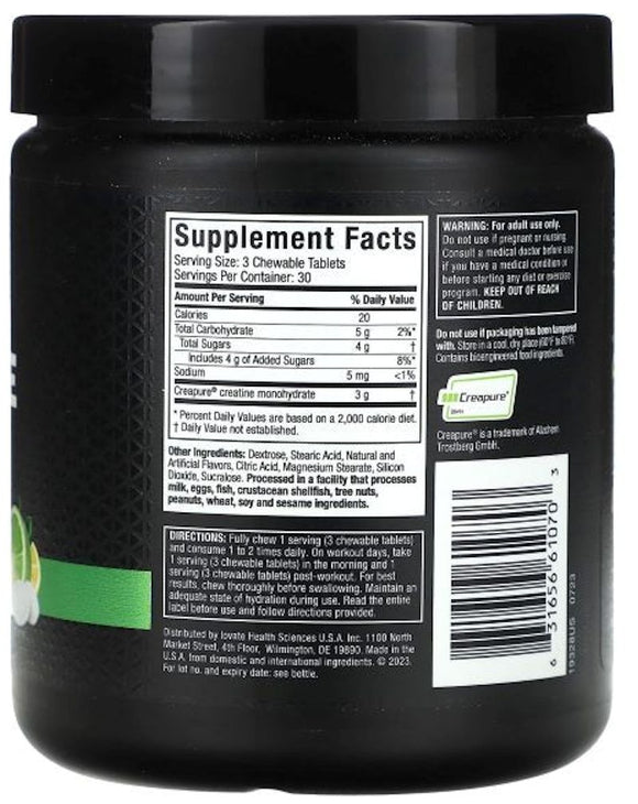 MuscleTech Creatine Chews 90 Chewable Tablets|Creatine|Mass For Life|