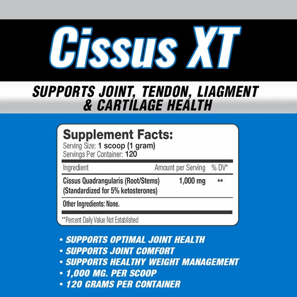 SNS Serious Nutrition Solutions Cissus XT 120 Servings|Joint Support|Mass For Life|