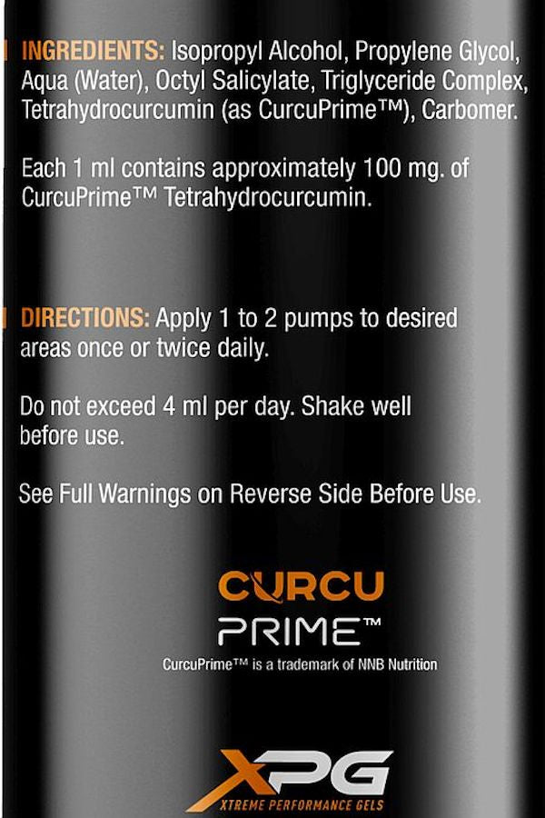 Xtreme Performance Gels CurcuPrime Gel turmeric fact