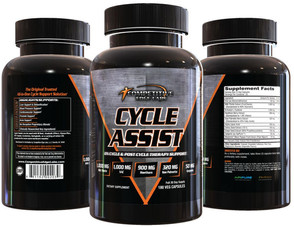 Competitive Edge Labs Cycle Assist 180 Caps|Liver Support|Mass For Life|