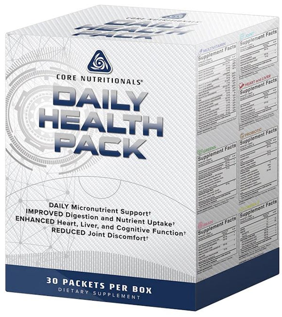 Core Nutritionals Daily Health Pack 30 day supply|Multi Vitamin|Mass For Life|