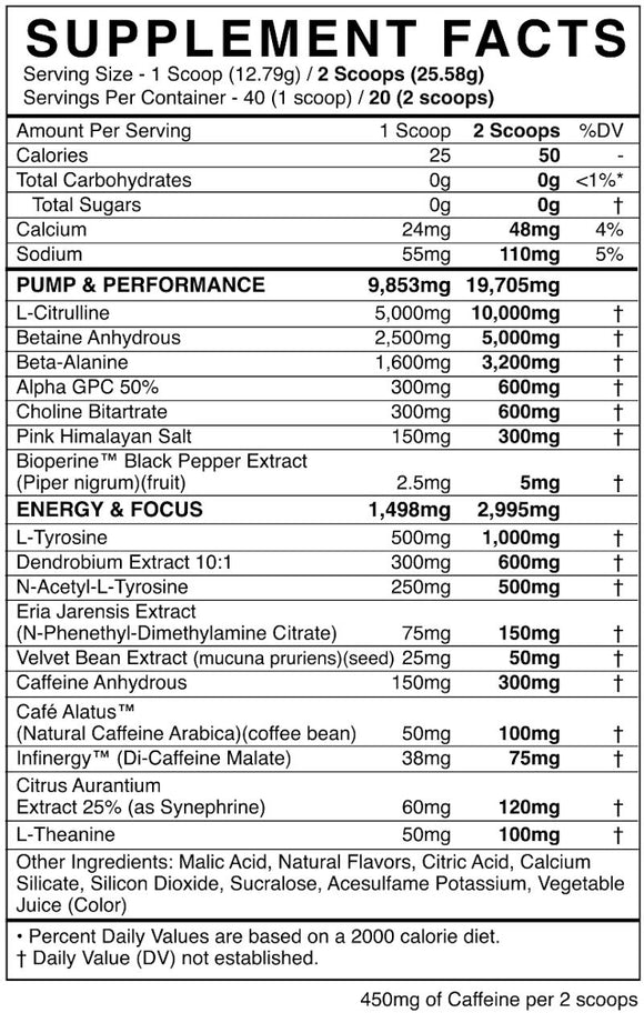 BlackMarket Labs Defy Pre-Workout|Pre Workout|Mass For Life|