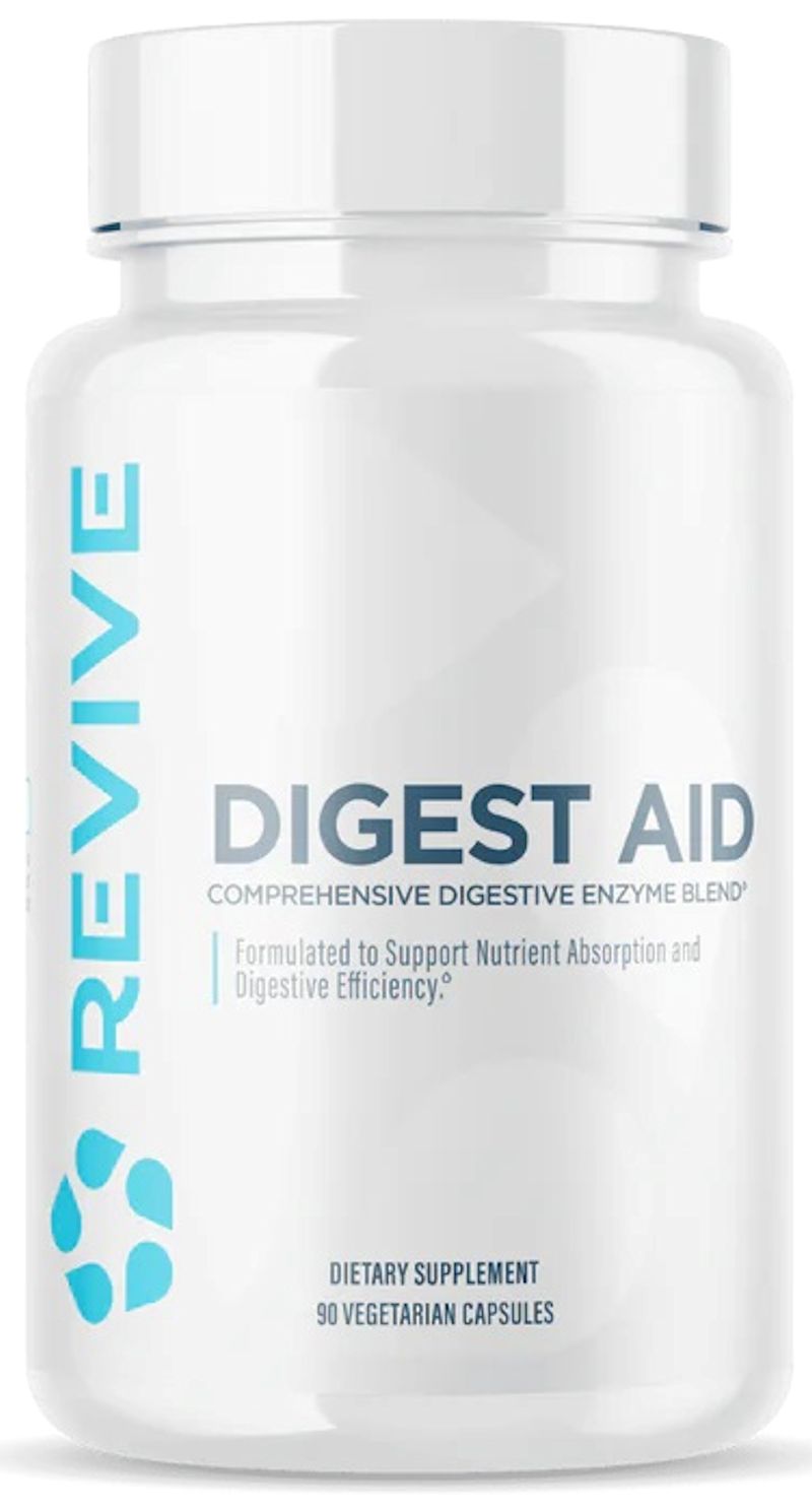 Revive Digest Aid 90 Vegetarian Capsules|Mass For Life|Digestion