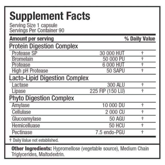 ALLMAX Essentials Digestive Enzymes 90 Capsules