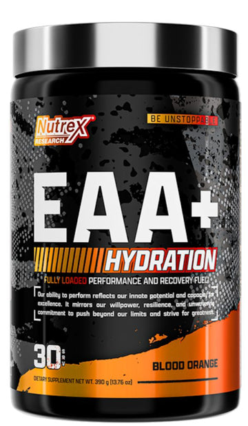 Nutrex EAA+ Hydration Fully Loaded 30 servings|BCAA|Mass For Life|
