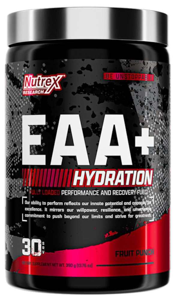 Nutrex EAA+ Hydration Fully Loaded 30 servings|BCAA|Mass For Life|