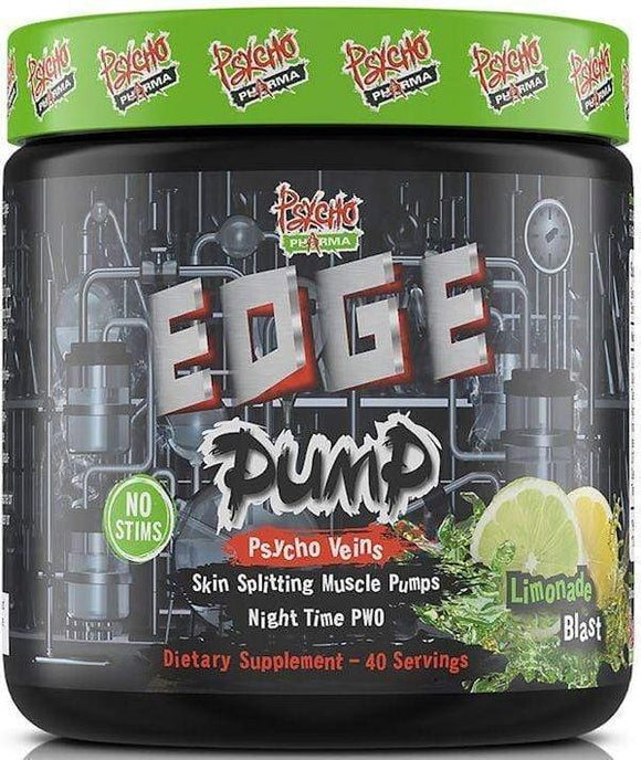 Psycho Pharma Edge Pump Pre-Workout|Muscle Pumps|Mass For Life|