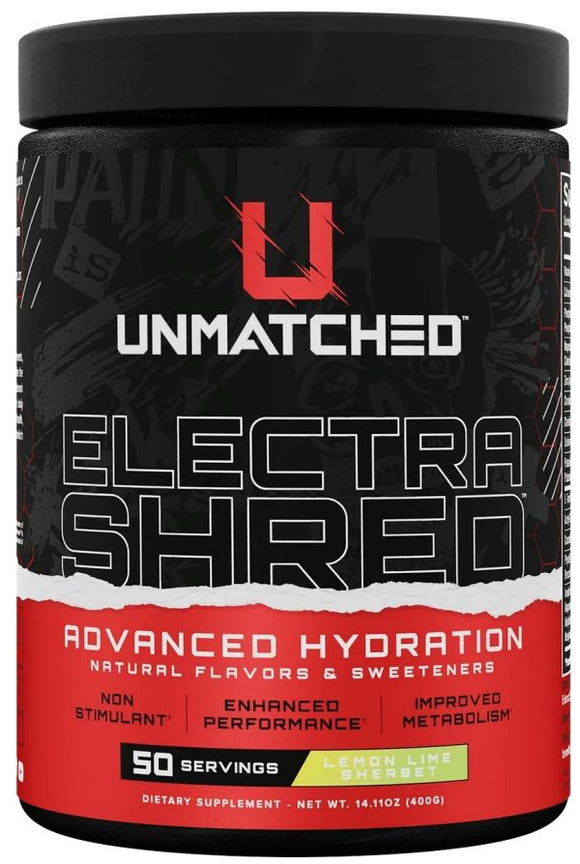 Unmatched Supps ElectraShred 50 Servings|Pre-Workout|Mass For Life|