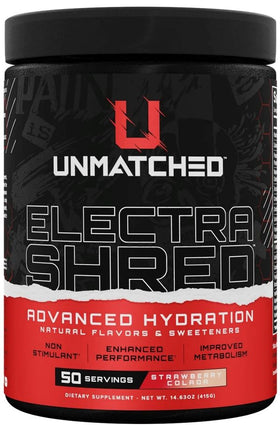 Unmatched Supps ElectraShred 50 Servings|Pre-Workout|Mass For Life|