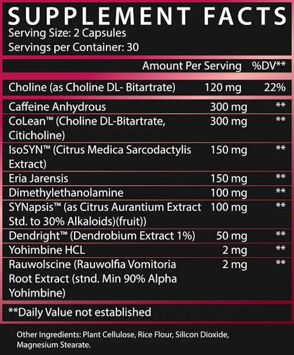 Inspired Nutraceuticals 3MB3R Stimulant Fat Burner|Fat Burner|Mass For Life|