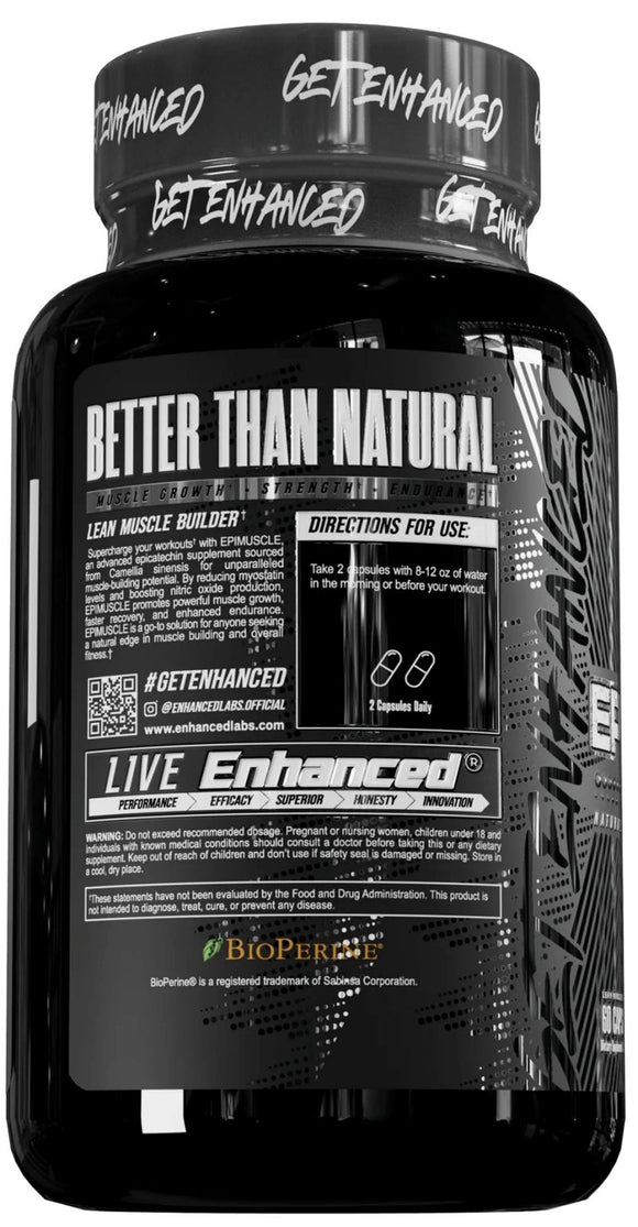 Enhanced Labs Epimuscle|Muscle Growth|Mass For Life|