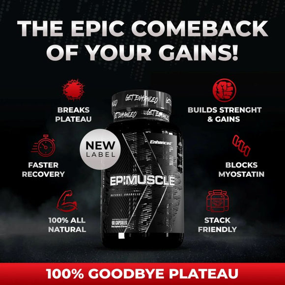 Enhanced Labs Epimuscle|Muscle Growth|Mass For Life|