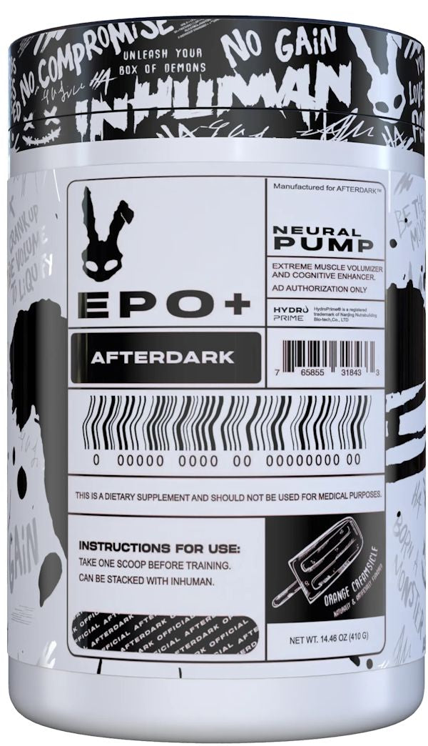 Afterdark Pharmacuticals EPO+pumps orange
