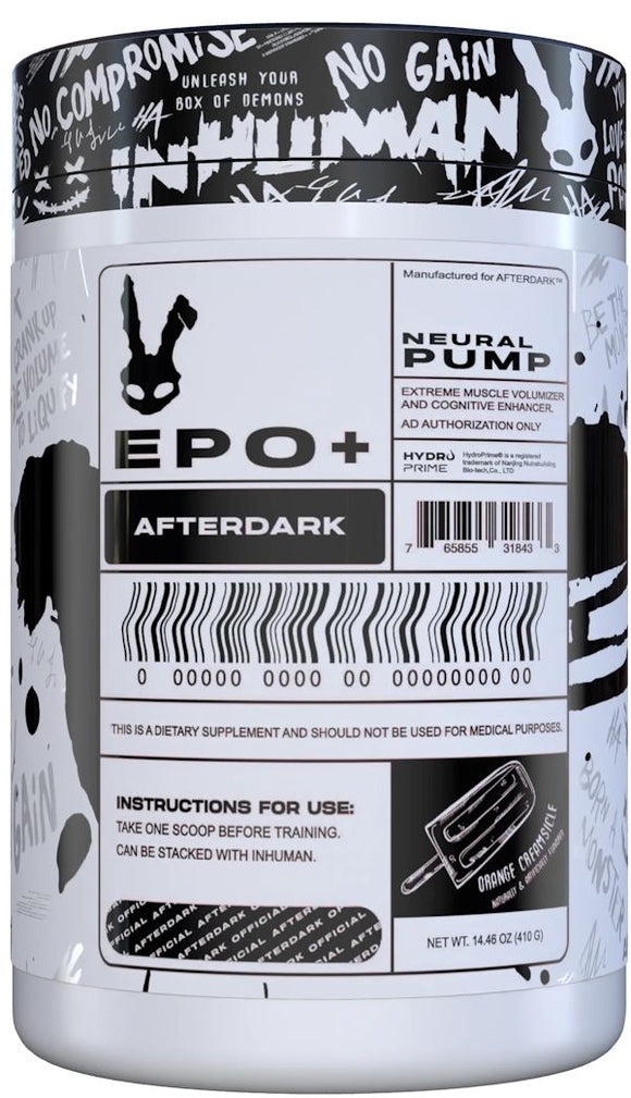 AfterDark Supplements EPO+ Neural Pumps|Pre-Workout|Mass For Life|