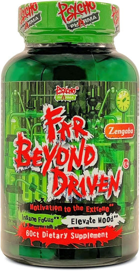 Psycho Pharma Far Beyond Driven Fat Burner|Appetite Control|Mass For Life|