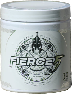 Gym God Fierce 5 Men's Multivitamin|Multi Vitamin|Mass For Life|