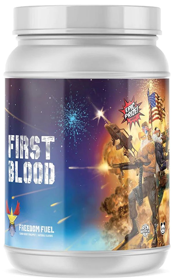 Merica Labz First Blood High Stim Explosive Energy Pre-Workout|Pre Workout|Mass For Life|