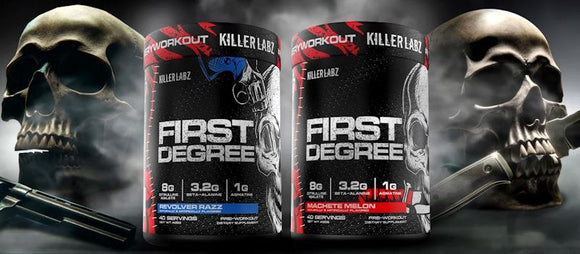 Killer Labz First Degree Pre-Workout 40 Servings|Pre Workout|Mass For Life|