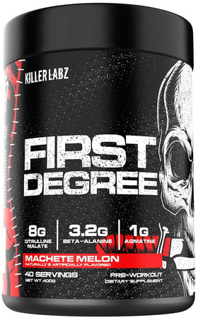 Killer Labz First Degree Pre-Workout 40 Servings|Pre Workout|Mass For Life|